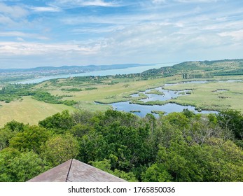 Hungary Balaton Lake From Viewpoint