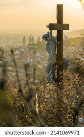 Hungary, Pécs City Center With The Church In Spring