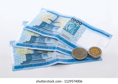 Hungaryan Forint Isolated White Background