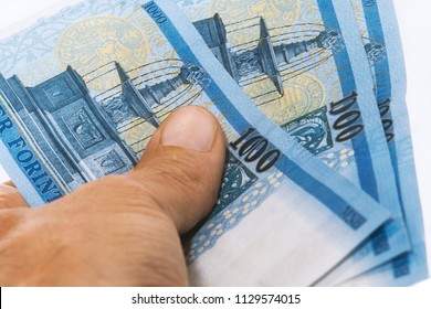 Hungaryan Forint Isolated White Background