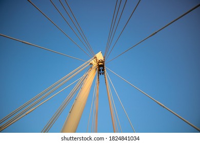 Hungerford Bridge And Golden Jubilee Bridges
