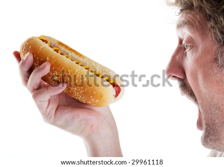 Similar – Foto Bild lecker Hamburger Hand