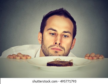 Hungry Man Craving Sweet Food 