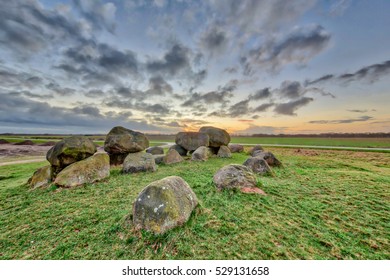 Hunnic Megalithic Dolmen Tomb Structure Near Assen, Drenthe