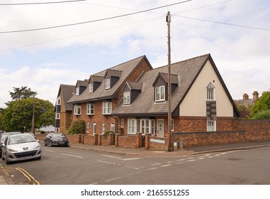 Hunstanton, Norfolk, UK 06 05 2022 Chalet Style Apartment Block