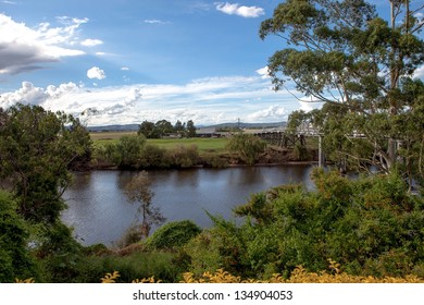 Hunter River In Morpeth, Australia.