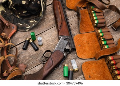 old hunting equipment