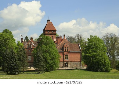 Hunting House Is A Typical Example Of Architecture For The Baltic Countries.  The Hunting House Was Primarily Used To Host Family In Summer And Autumn
