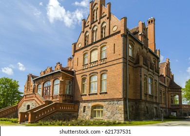 Hunting House Is A Typical Example Of Architecture For The Baltic Countries.  The Hunting House Was Primarily Used To Host Family In Summer And Autumn
