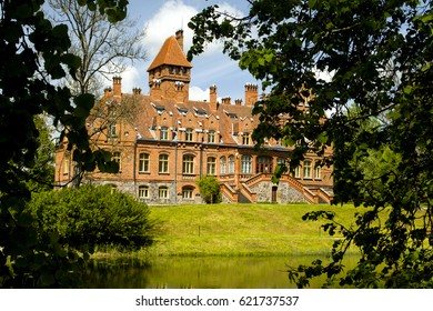 Hunting House Is A Typical Example Of Architecture For The Baltic Countries.  The Hunting House Was Primarily Used To Host Family In Summer And Autumn
