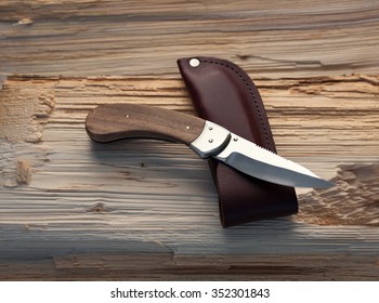 Hunting Knife And Cover