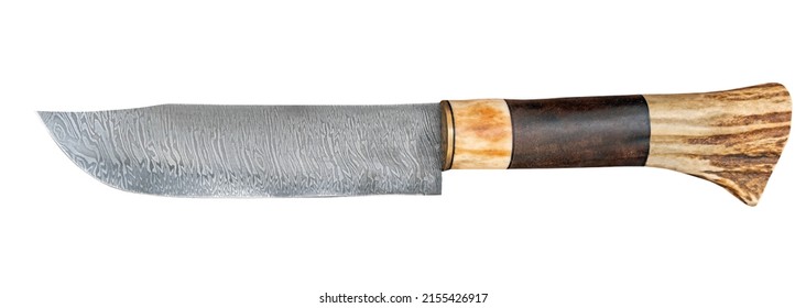 Hunting Knife Isolated On White Background