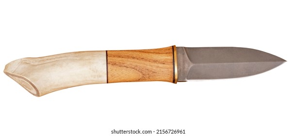 Hunting Knife Isolated On White Background