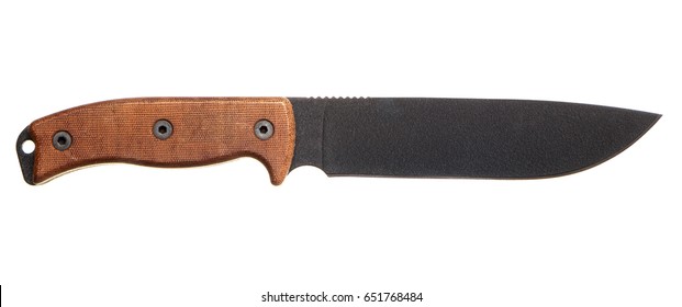 Hunting Knife Isolated On White Background