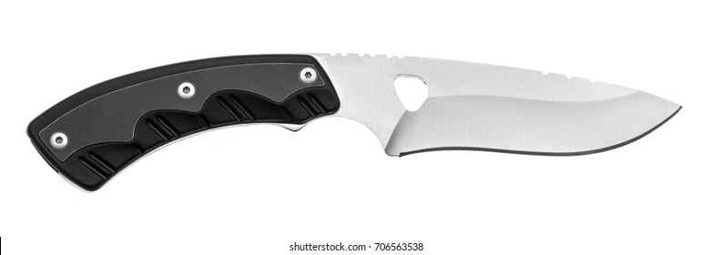 Hunting Knife Isolated On White Background