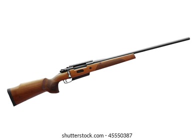 Hunting Rifle Isolated