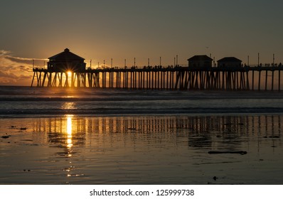 Huntington Beach Pier Sunset