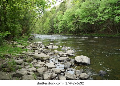 Huntington Creek, in Fishing Creek Township, in Orangeville, Pennsylvania