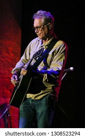 HUNTINGTON, NY - FEB 8: Gerry Beckley of America perform in concert at the Paramount on February 8, 2019 in Huntington, New York. 