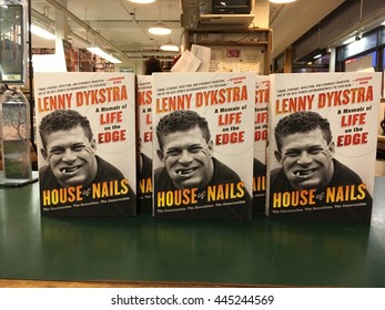 HUNTINGTON, NY-JUNE 28: Former MLB Player Lenny Dykstra Signs Copies Of His Book 