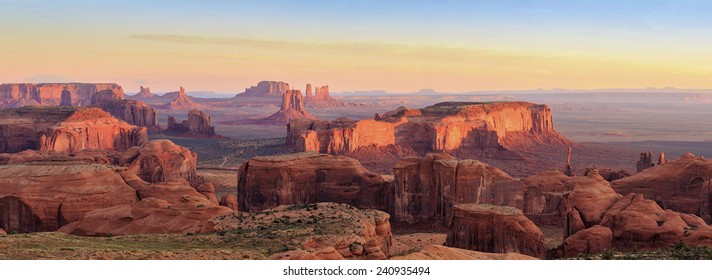 Hunts Mesa In Monument Valley, Arizona