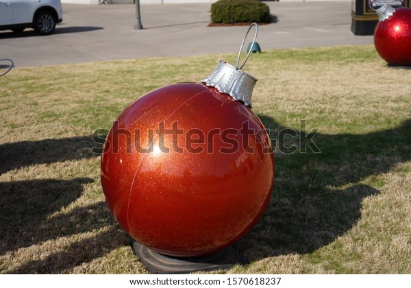 Huntsville Al Usa 11182019 Christmas Decorations Stock Photo (Edit Now