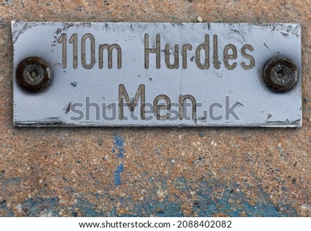 hurdles, 110, meters, men, stone