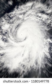 Hurricane approaches. Tornado. The elements of this image furnished by NASA.