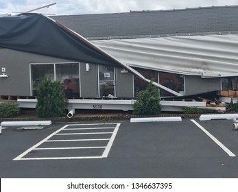 Hurricane Damage To Office Building