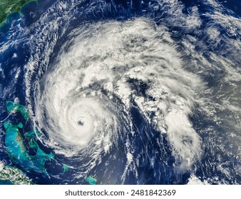 Hurricane Earl 07L off the Bahamas Input Direct Broadcast data courtesy University of South Flori. Hurricane Earl 07L off the Bahamas Inpu Elements of this image furnished by NASA. - Powered by Shutterstock