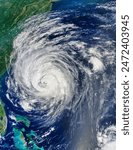 Hurricane Earl along the North Carolina Coast. Acquired September 2, 2010, this naturalcolor image shows Hurricane Earl grazing the North Carol Elements of this image furnished by NASA.