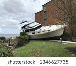 Hurricane Florence boat damage