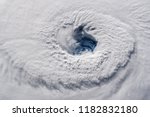 Hurricane Florence eye as viewed from the International Space Station. Elements of this image furnished by NASA.
