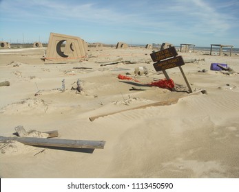 Hurricane Ike Damage To Galveston Island State Park