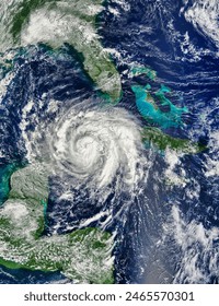 Hurricane Lili. . Elements of this image furnished by NASA.
