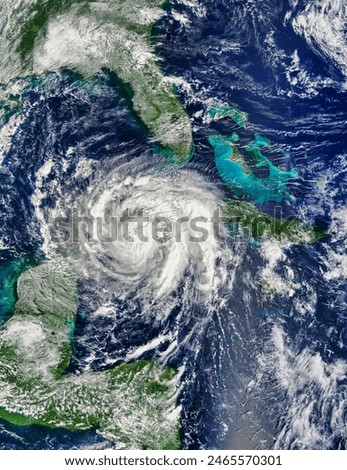 Hurricane Lili. . Elements of this image furnished by NASA.