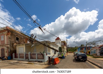 Hurricane Maria Damage In Maricao, Puerto Rico 10/8/17