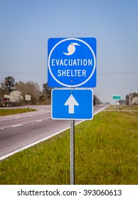 Hurricane Shelter Sign