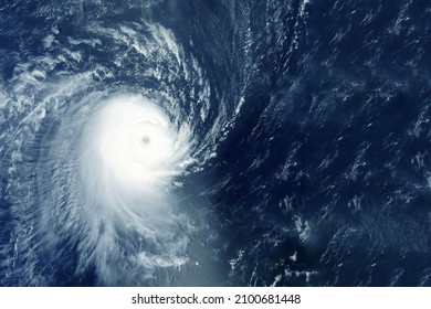 Hurricane, tornado from space. Elements of this image furnished by NASA. High quality photo