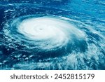 Hurricane, tornado view from space. Elements of this image furnished by NASA. High quality photo