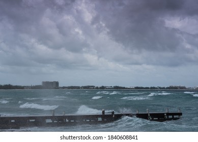 Hurricane Zeta As It Blows Past Grand Cayman