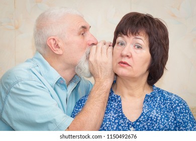 Husband Tells His Wife Secret Stock Photo 1150492676 Shutterstock picture