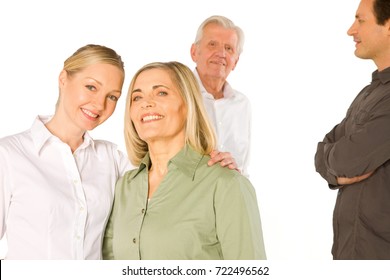 Husband Wife Father Law Mother Law Stock Photo 722496562 Shutterst