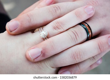 Husband Wife Wedding Rings Stock Photo 1582036879 Shutterst photo picture