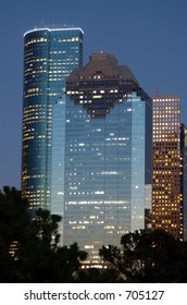 Huston Down Town Sky Scrapers