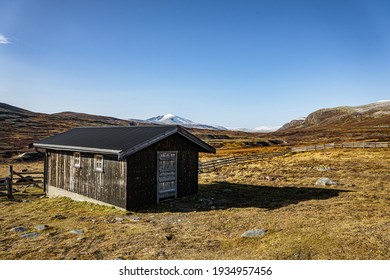 Hut In The Dovrefjell National Park