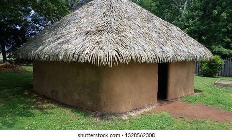 Hut At Etowah Indian Mounds Historic Site