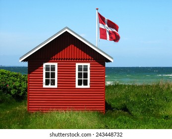 Hut On The Beach, Denmark