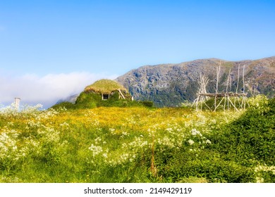 Hut From Sea Sami Culture In Finnmark, Norway