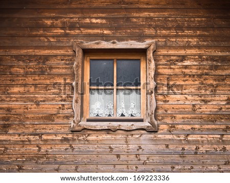 hut and window with curtain 10